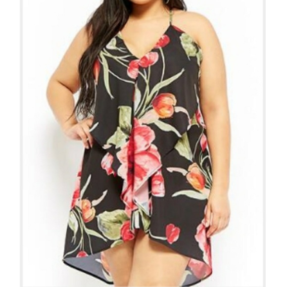 2/$20 ⚘Floral Flounce Dress - Picture 1 of 4